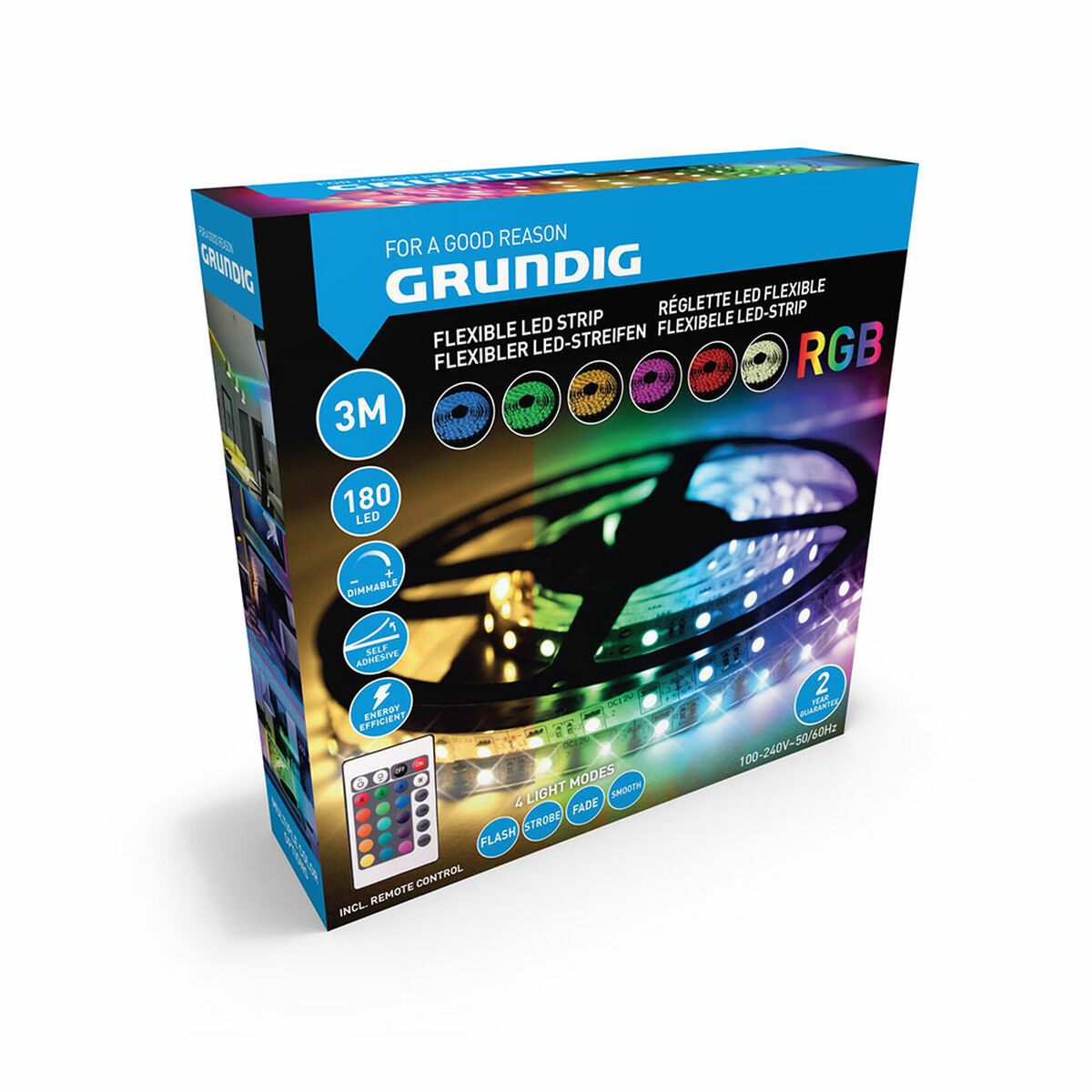 LED ταινίες Grundig RGB 180